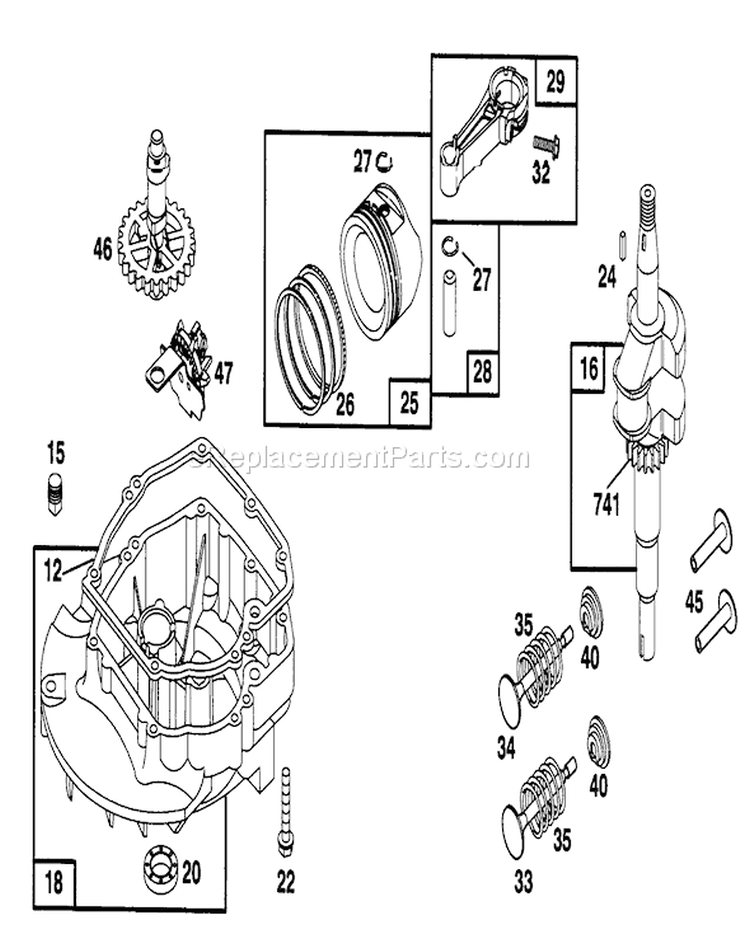 Page C Diagram and Parts List for 16401 7900001-7999999 - 1997 Toro Lawn Mower