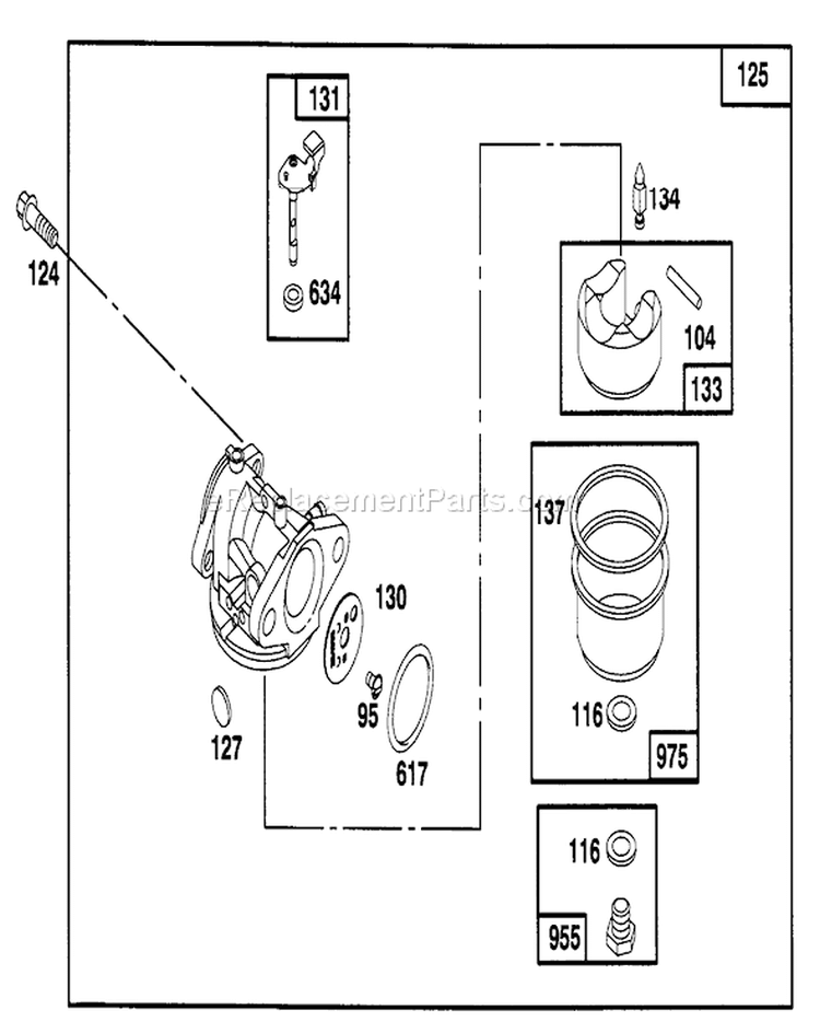 Page D Diagram and Parts List for 16401 7900001-7999999 - 1997 Toro Lawn Mower