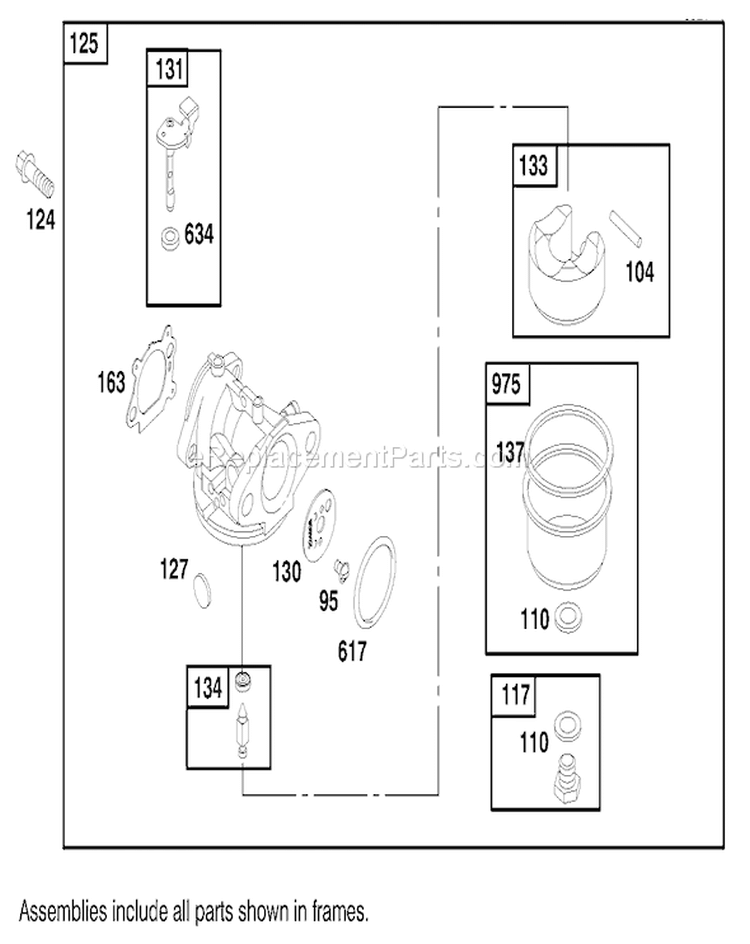 Page M Diagram and Parts List for 16401 890000001-899999999 - 1998 Toro Lawn Mower