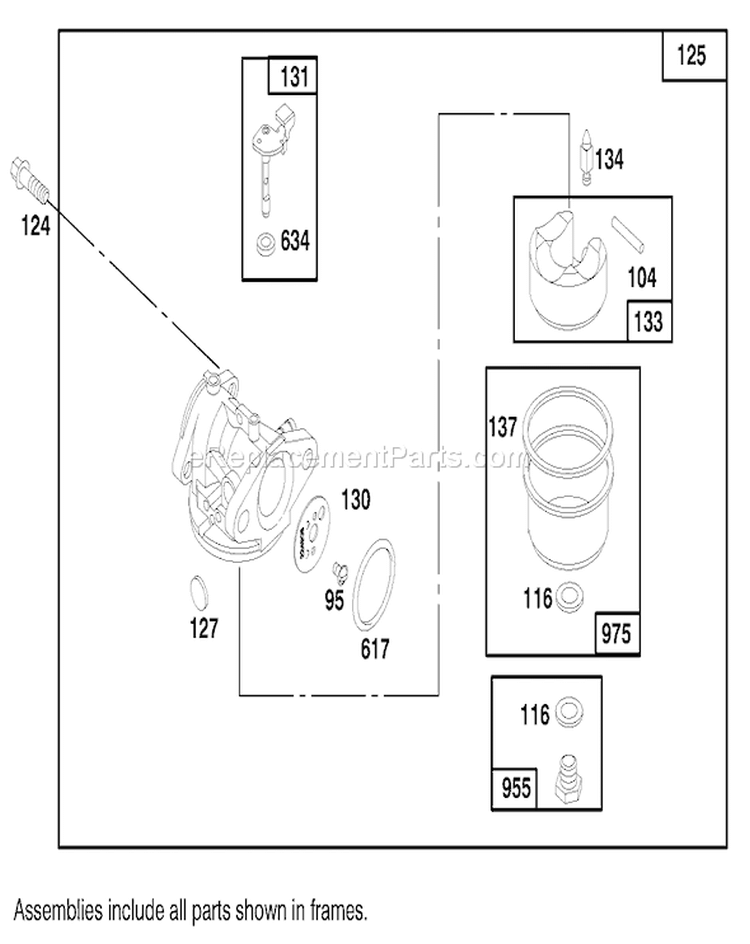 Page D Diagram and Parts List for 16401 890000001-899999999 - 1998 Toro Lawn Mower