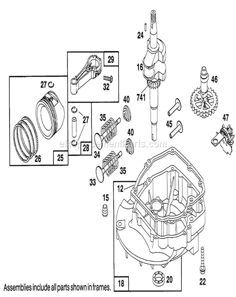 Page D Diagram and Parts List for 16402 1000001-1999999 - 1991 Toro Lawn Mower