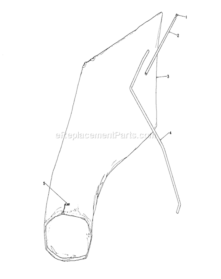 Giant Bagging Kit Diagram and Parts List for 16575C 9000001-9999999 - 1989 Toro Lawn Mower