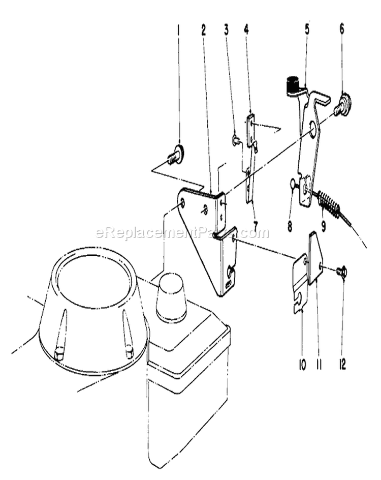 Page C Diagram and Parts List for 16585 6000001-6999999 - 1986 Toro Lawn Mower