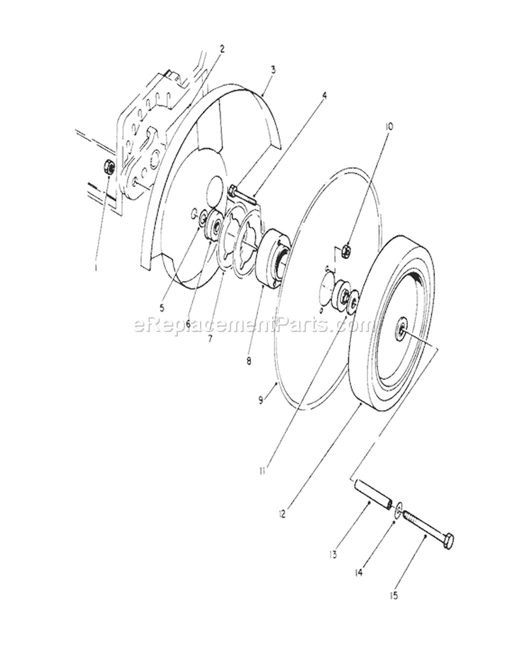 Edger Kit Diagram and Parts List for 16771 4000001-4999999 - 1984 Toro Lawn Mower