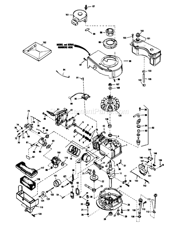 Page E Diagram and Parts List for 16775 4000001-4999999 - 1984 Toro Lawn Mower
