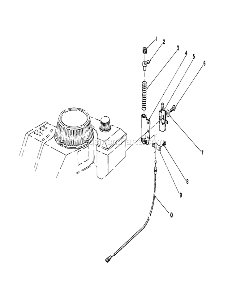 Brake Assembly Diagram and Parts List for 16785 6000001-6999999 - 1986 Toro Lawn Mower