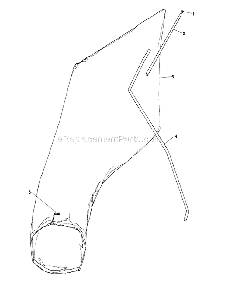 Giant Bagging Kit Diagram and Parts List for 16785 9000001-9999999 - 1989 Toro Lawn Mower