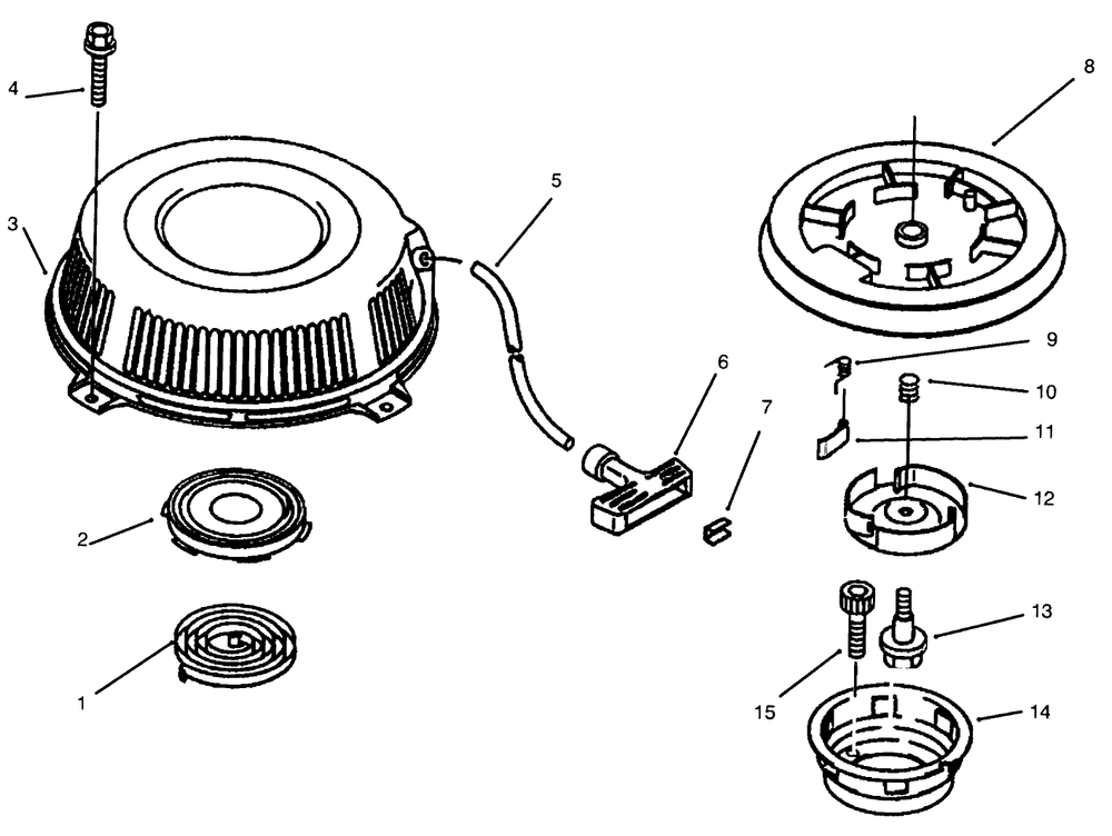 Starter Diagram and Parts List for 30165 690001 - 699999 Toro Lawn Tractor Accessories