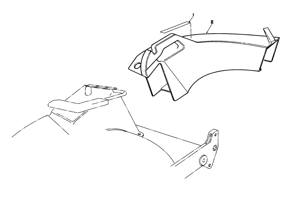 Side Discharge Chute Model No. 59168 (Optional) Diagram and Parts List for 20531 9000001 - 9999999 Toro Lawn Mower