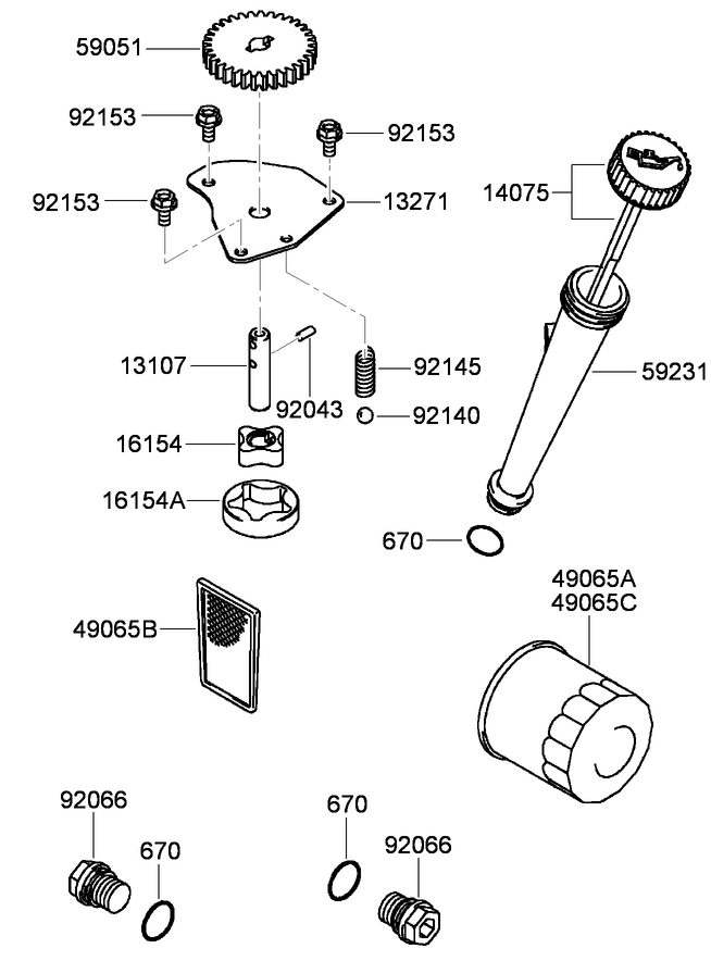 Lubrication Equipment Assembly Diagram and Parts List for 38684 (290000001-290999999)(2009) Toro Lawn Mower