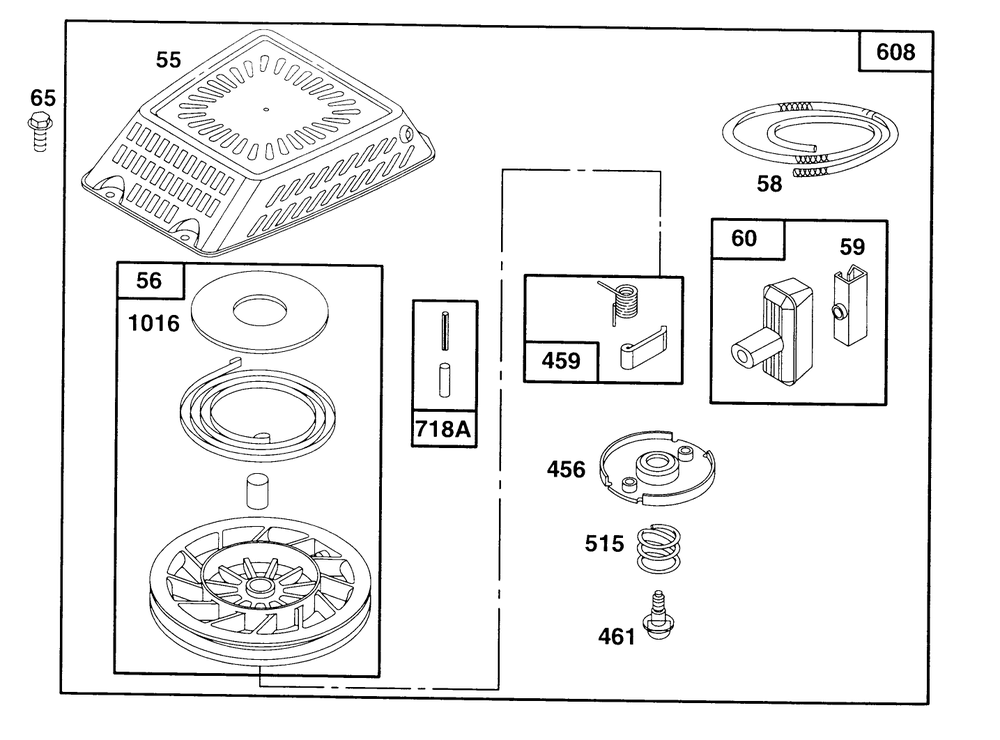Engine Gts 150 Diagram and Parts List for 22153BC 5900001 - 5999999 Toro Lawn Mower