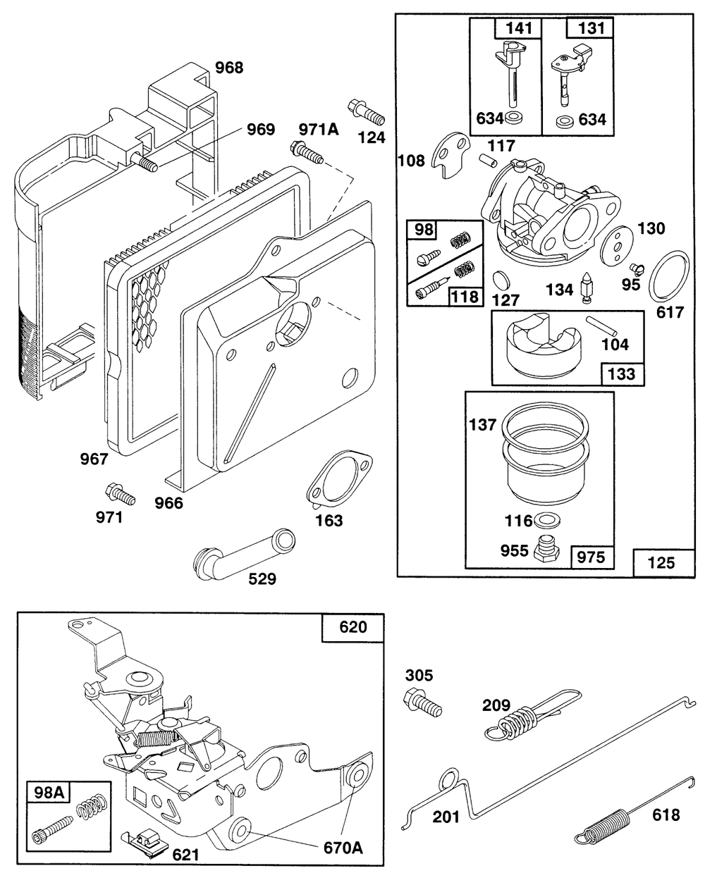 Engine Model 122702-0182-01 Diagram and Parts List for 20906B 1000001 - 1999999 Toro Lawn Mower