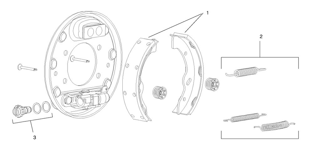 Left Hand Brake Assembly No. 99-7137 Diagram and Parts List for 12003 220000001 - 220999999 Toro Lawn Tractor