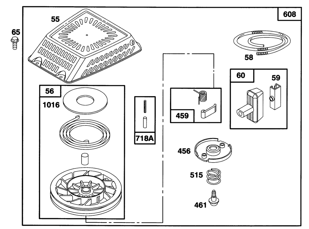 Engine Gts 150 Diagram and Parts List for 26630B 3900001 - 3999999 Toro Lawn Mower