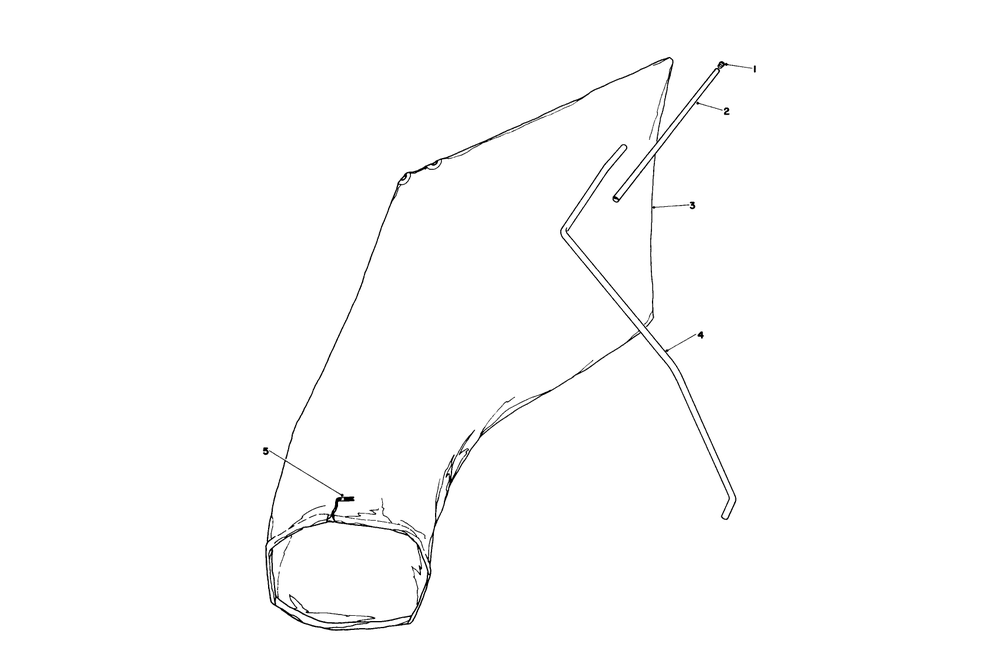 Giant Bagging Kit No. 29-9750 (Optional) Diagram and Parts List for 16551 9000001 - 9999999 Toro Lawn Mower