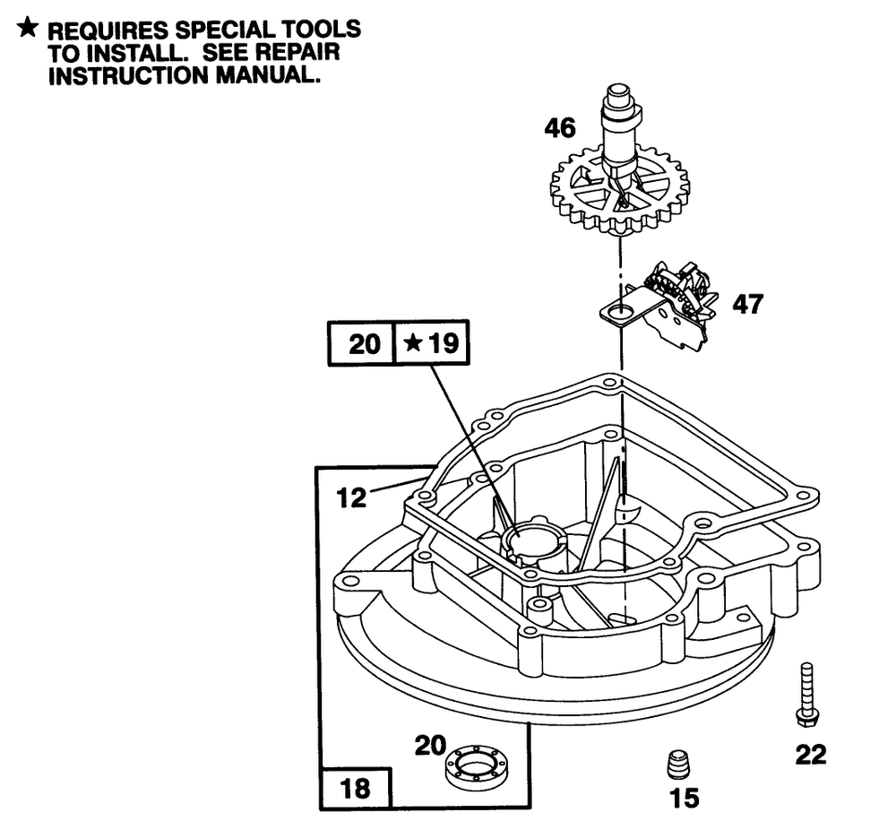Engine Briggs & Stratton Model 95902-3153-01 Diagram and Parts List for 16410 3900001 - 3999999 Toro Lawn Mower