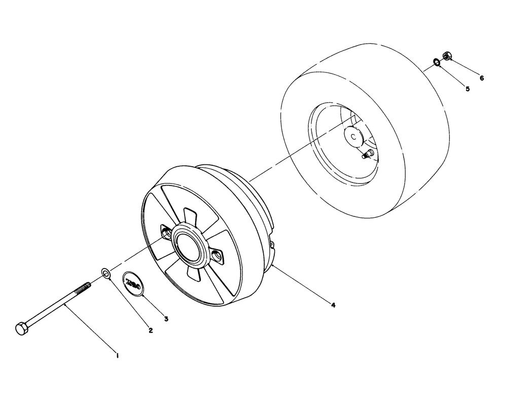 Wheel Weight Kit Model No. 59159 (Optional) Diagram and Parts List for 57357 4000001 - 4999999 Toro Lawn Tractor