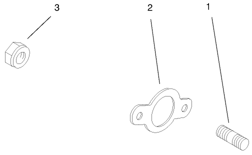 Exhaust Diagram and Parts List for 74182 (891565-899999)(1998) Toro Lawn Tractor