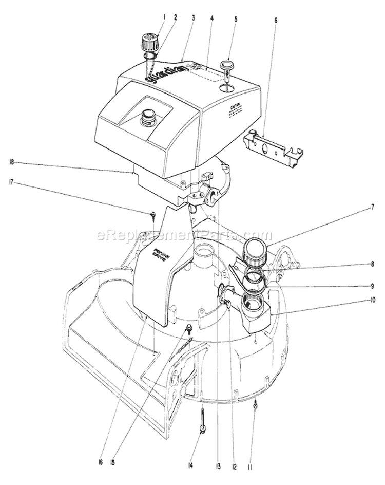 Page C Diagram and Parts List for 19273 3000001-3999999 - 1973 Toro Lawn Mower