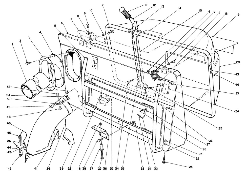 Easy-Emptyé Grass Catcher Model 59176 (Optional) Diagram and Parts List for 56190 2000001 - 2999999 Toro Lawn Tractor