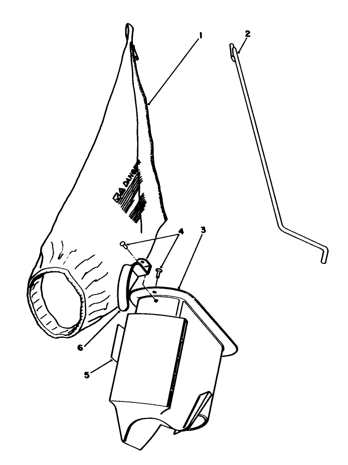 Bagging Kit No. 47-6510 (Optional) Diagram and Parts List for 16785 1000001 - 1999999 Toro Lawn Mower