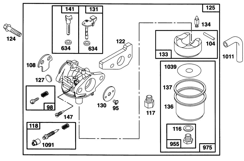 Engine Gts 150 Ohv Diagram and Parts List for 20767 6900001 - 6999999 Toro Lawn Mower