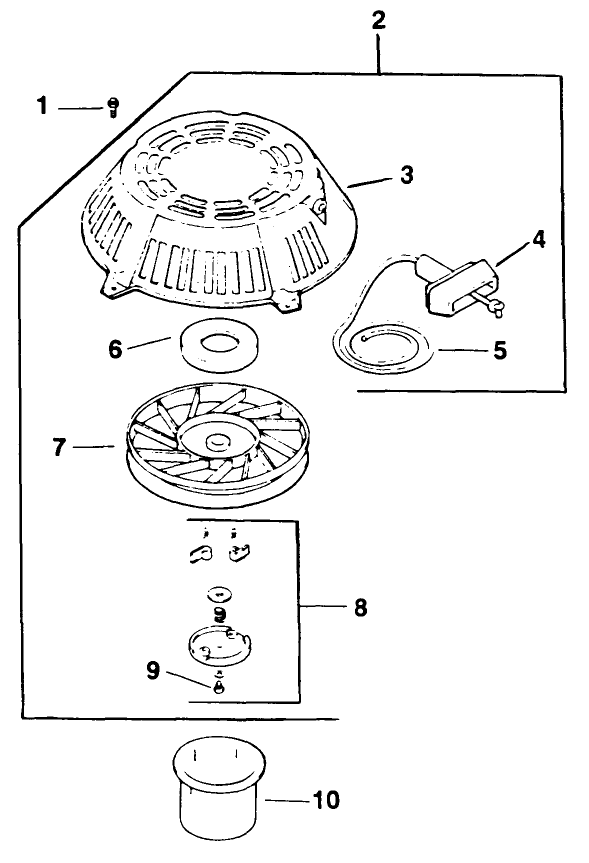 Starting System-Engine Kohler Model No. Cv14 T-1412 Diagram and Parts List for 30175 20000001 - 29999999 Toro Lawn Tractor Accessories
