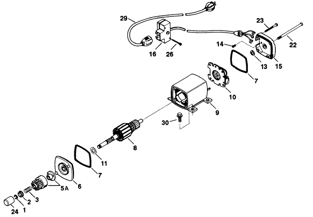 Electric Starter Kit No. 38-7590 (Optional) Diagram and Parts List for 38072 9900001 - 9999999 Toro Snow Blower