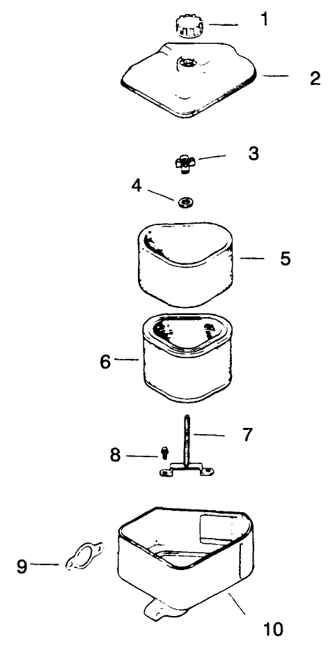 Air Intake/Filtration Group-Engine Kohler Model No. Cv14 T-1412(Continued) Diagram and Parts List for 30175 49000001 - 49999999 Toro Lawn Tractor Accessories