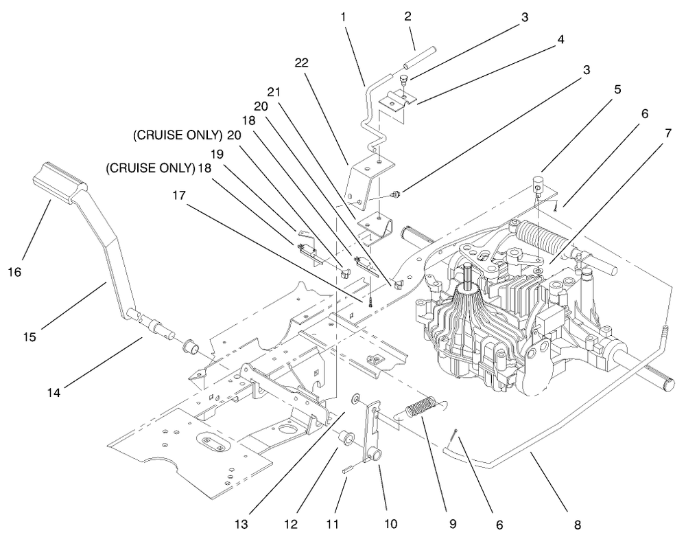 Hydro Brake Assembly Diagram and Parts List for 72115 9900001 - 9999999 Toro Lawn Tractor