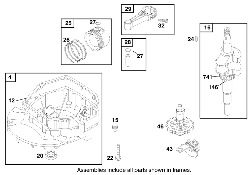 Engine Gts-200 Diagram and Parts List for 20786 9900001 - 9999999 Toro Lawn Mower
