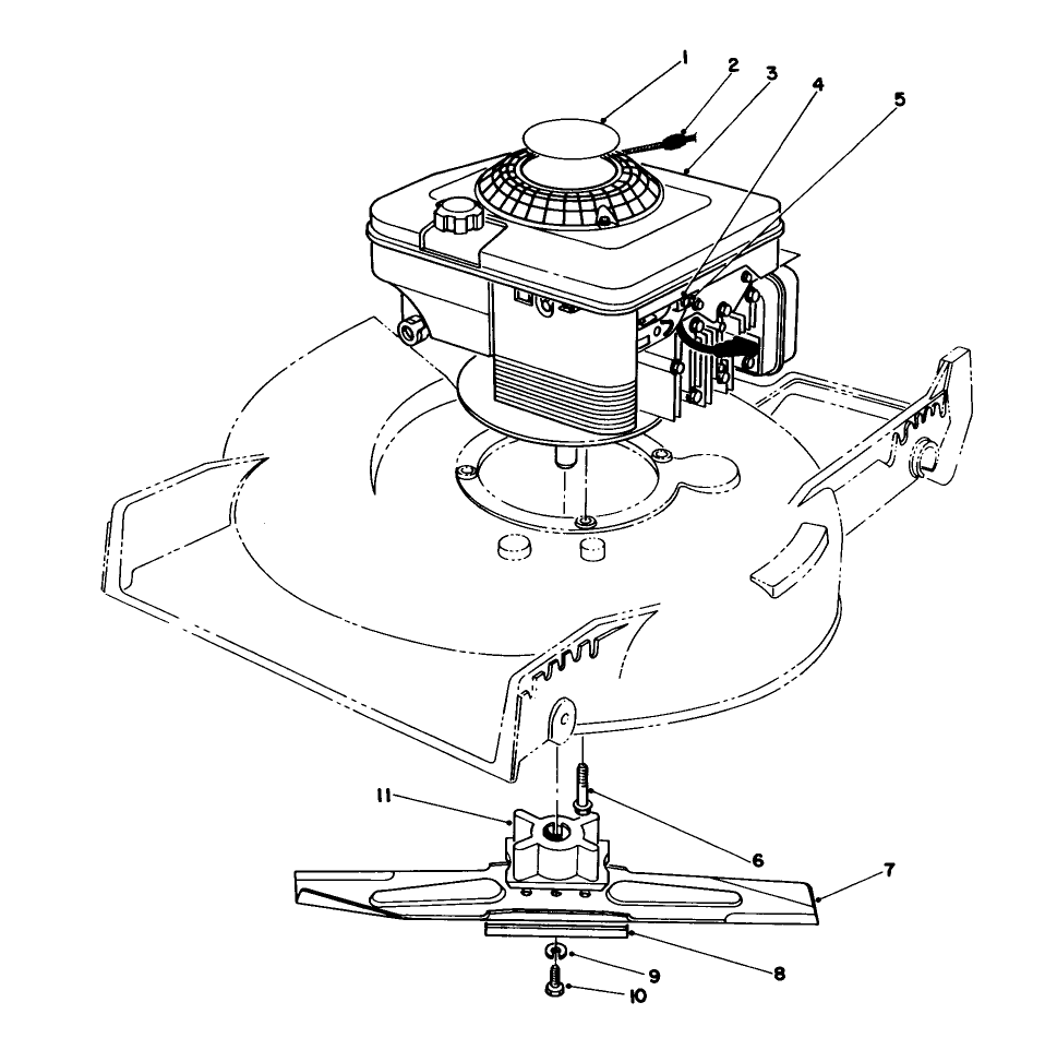 Engine Assembly Diagram and Parts List for 20217 2000001 - 2999999 Toro Lawn Mower