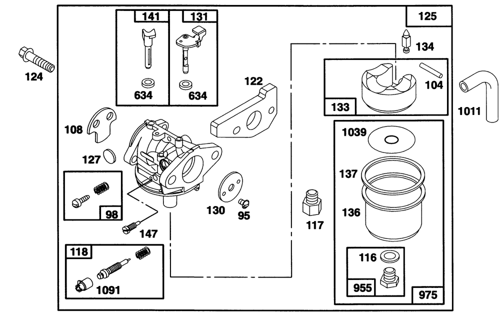 Engine Gts 150 (Model No. 20466 Only)(Model No. 97777-0311-A1) Diagram and Parts List for 20465 5900001 - 5999999 Toro Lawn Mower