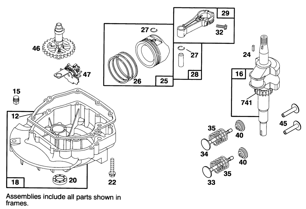 Engine Briggs & Stratton Model 127702-0131-01 Diagram and Parts List for 20908BC 4900001 - 4999999 Toro Lawn Mower