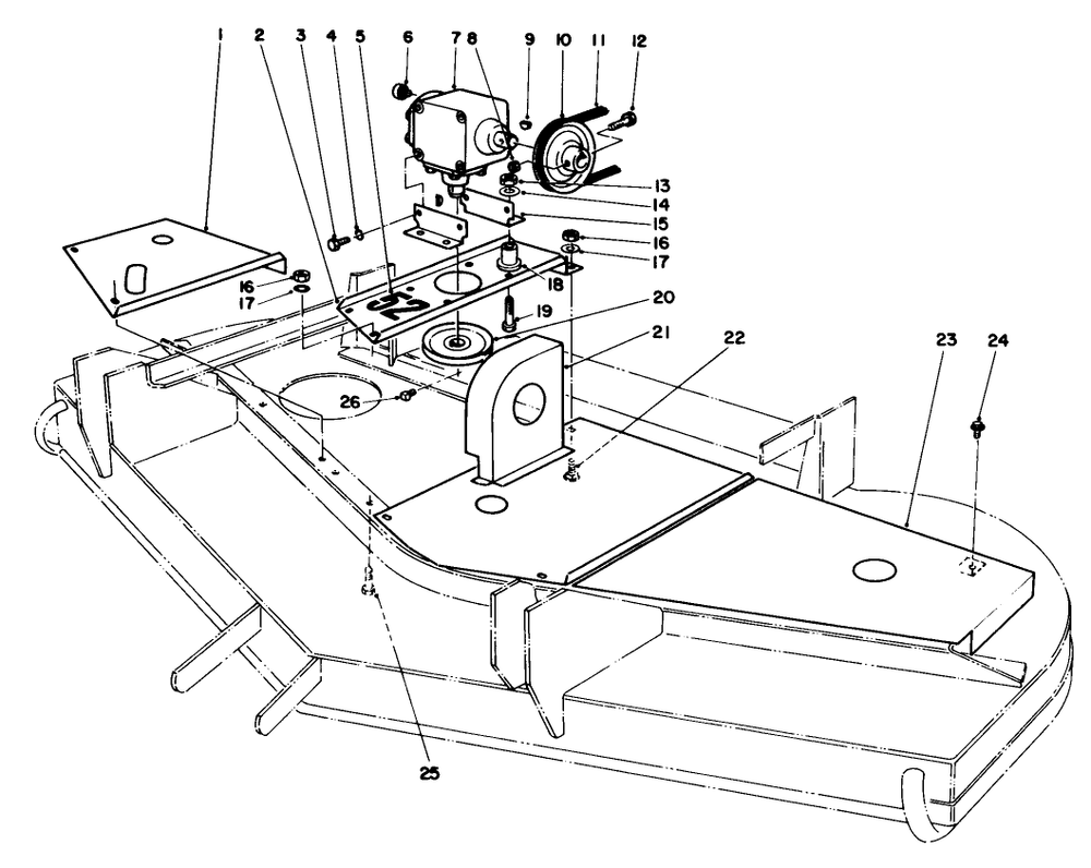 Cutting Unit Model No. 30768 (Continued) Diagram and Parts List for 30718 2000001 - 2999999 Toro Lawn Tractor