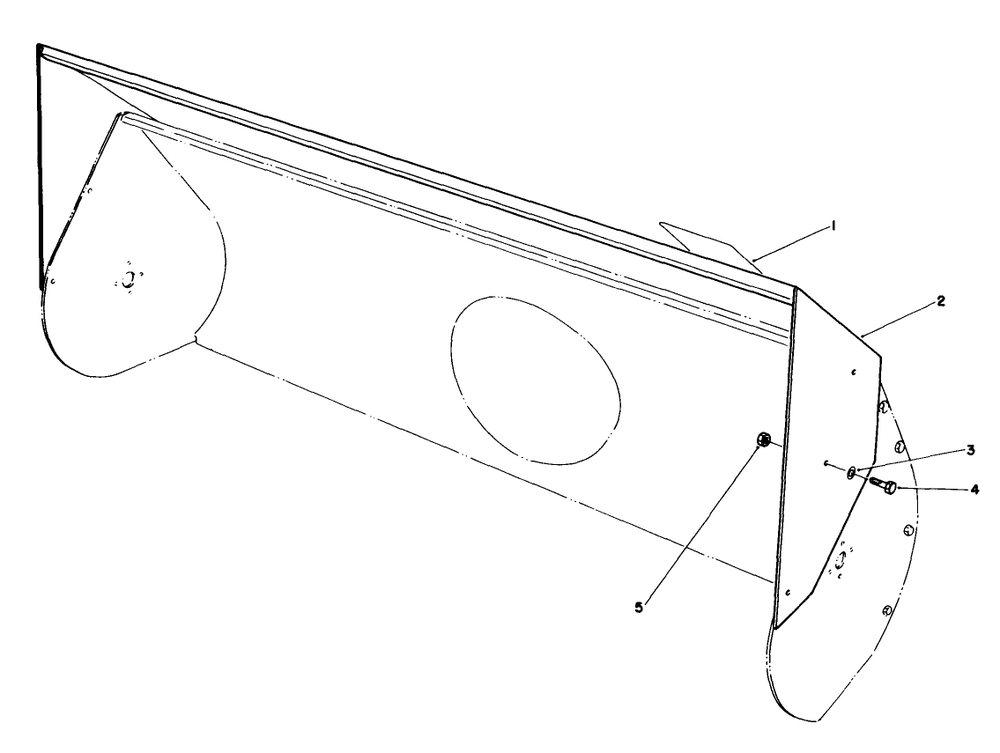 44" Auger Extension Kit Model No. 62-5780 (Optional) Diagram and Parts List for 30718 0000001 - 0999999 Toro Lawn Tractor
