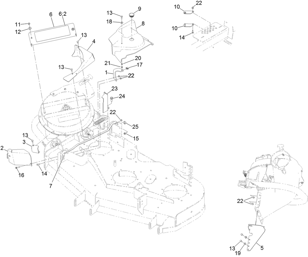 Ce Assembly Diagram and Parts List for 145-1261  Toro Lawn Tractor