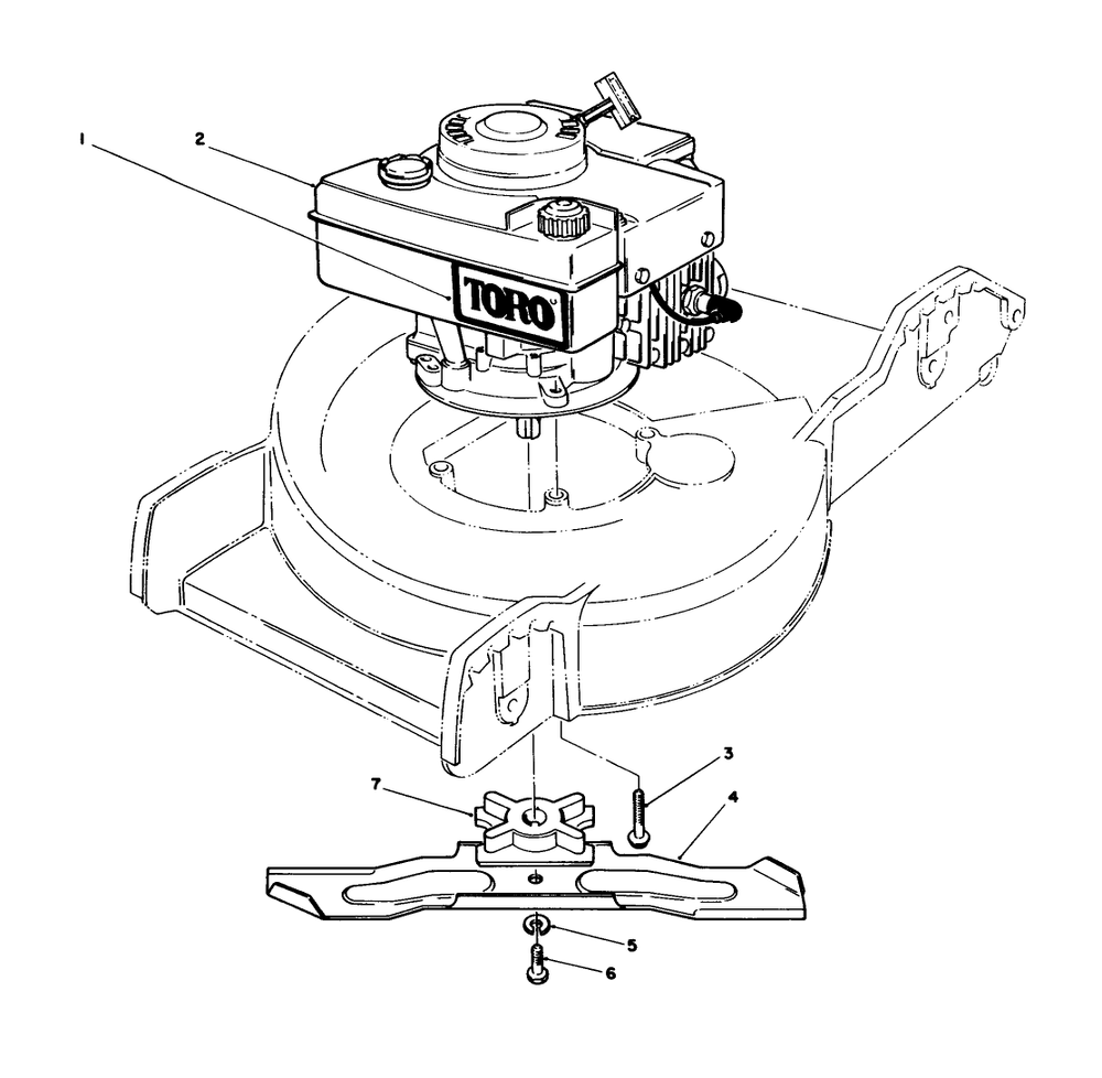 Engine Assembly Diagram and Parts List for 20780C 8000001 - 8999999 Toro Lawn Mower