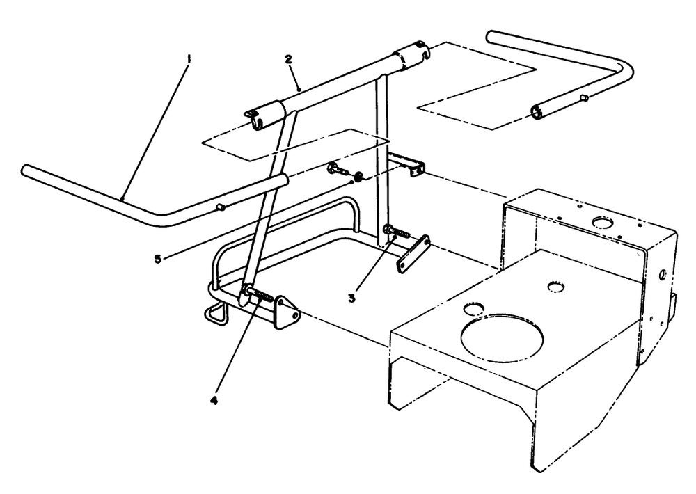 Frame Assembly Diagram and Parts List for 30124 3000001 - 3999999 Toro Lawn Tractor Accessories