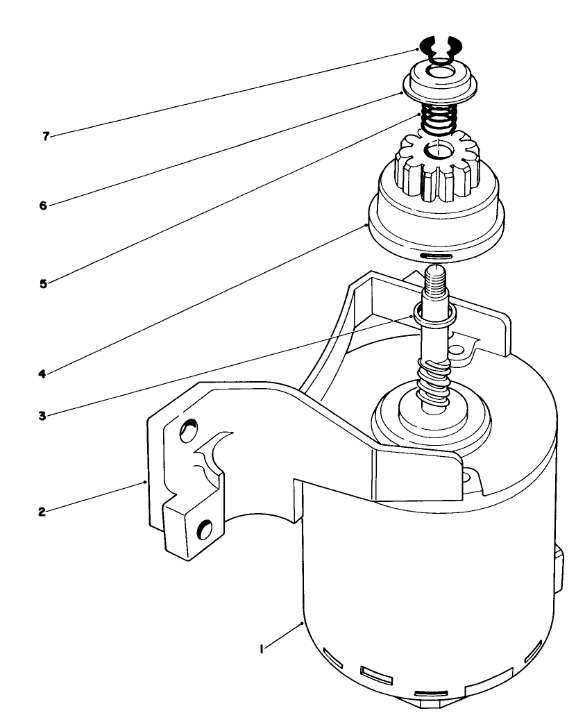 Starter Assembly Diagram and Parts List for 20574 3000001 - 3999999 Toro Lawn Mower