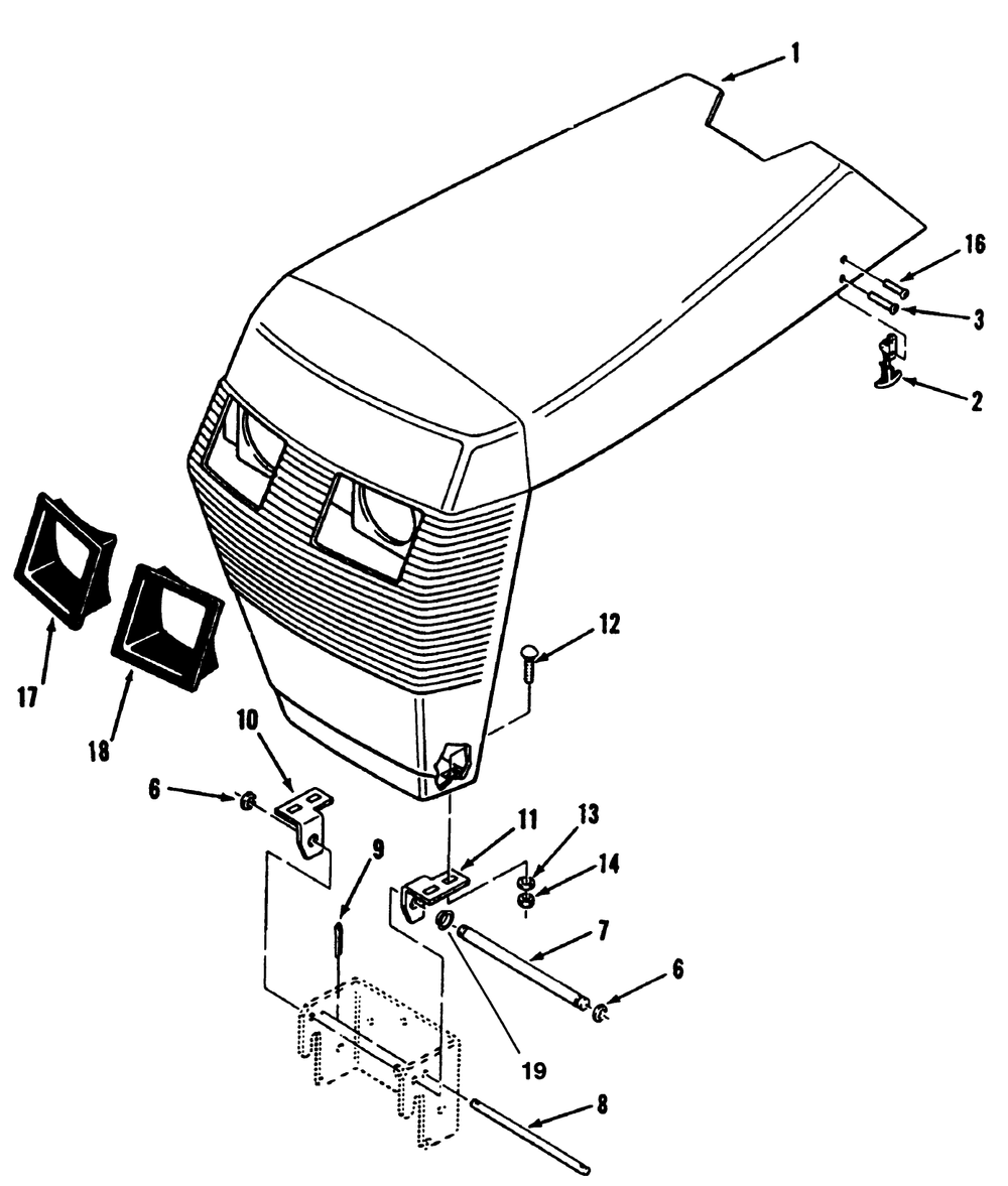 Sheet Metal And Covers Diagram and Parts List for 41-20OE03 2000001 - 2999999 Toro Lawn Tractor