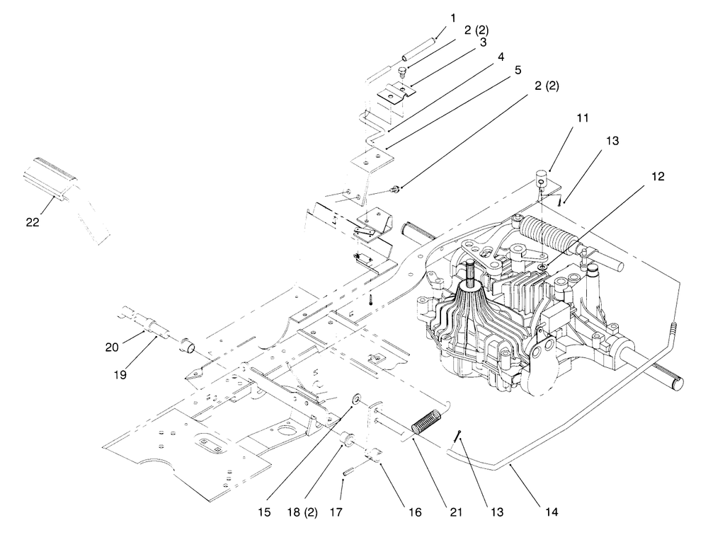 Hydro Brake Diagram and Parts List for 72084 6900001 - 6999999 Toro Lawn Tractor
