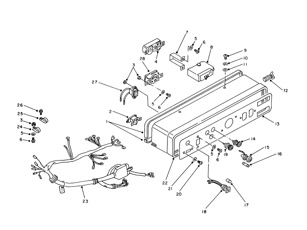 Control Panel Assembly Diagram and Parts List for 62027 4000001 - 4999999 Toro Generator
