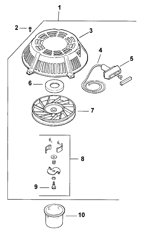 Starter System Diagram and Parts List for 30177 991352 - 999999 Toro Lawn Tractor Accessories