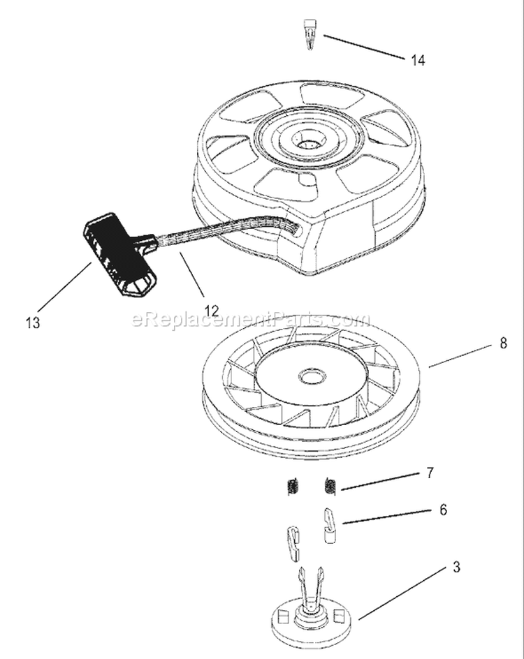 Page I Diagram and Parts List for 20008 230000001-230999999 - 2003 Toro Lawn Mower