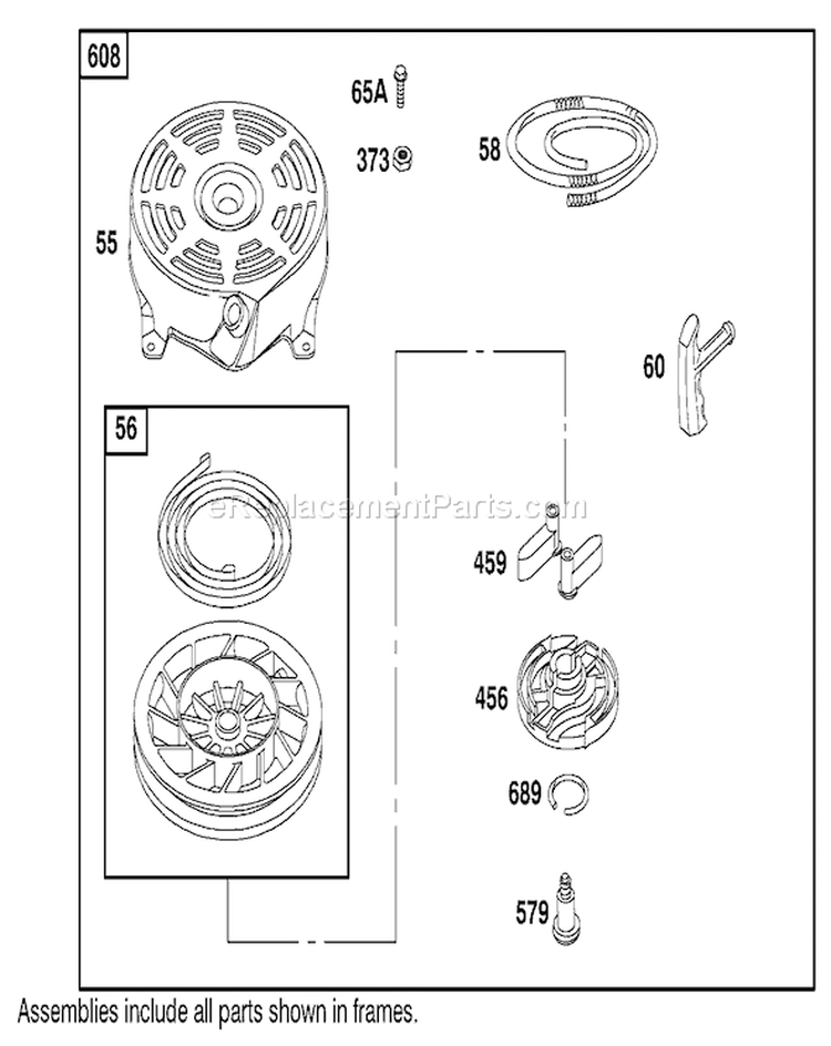 Page J Diagram and Parts List for 20011 210000001-210999999 - 2001 Toro Lawn Mower