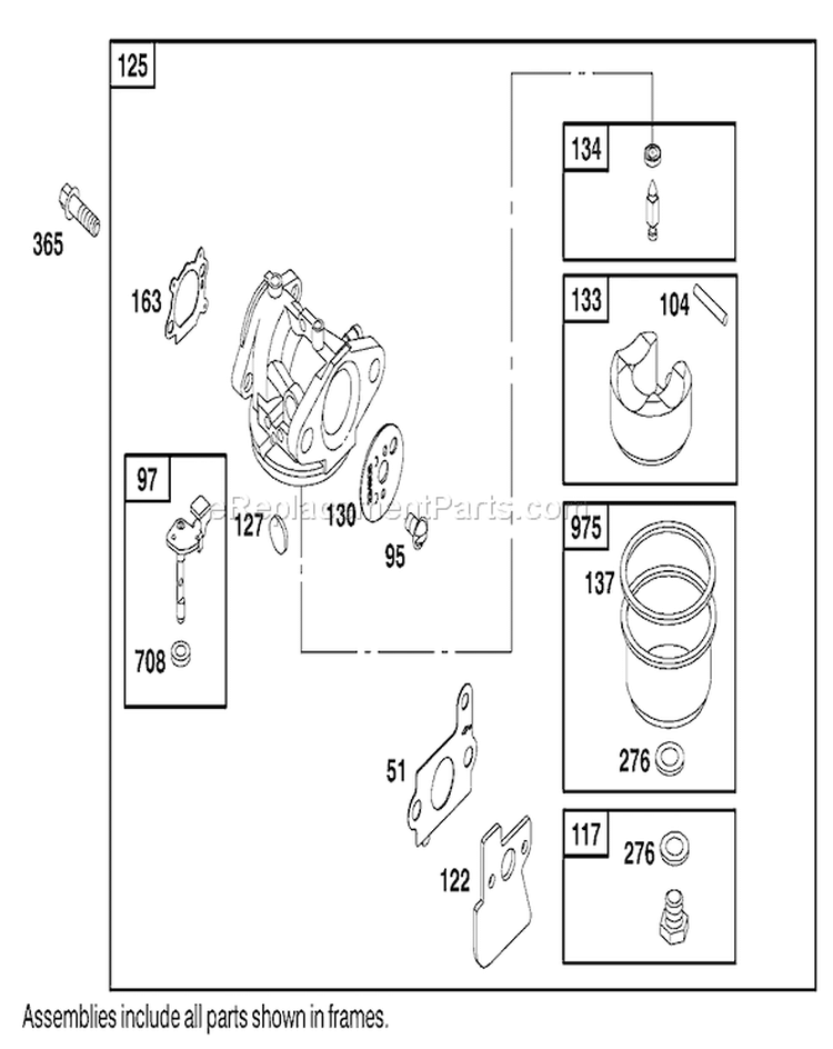 Page E Diagram and Parts List for 20011 210000001-210999999 - 2001 Toro Lawn Mower