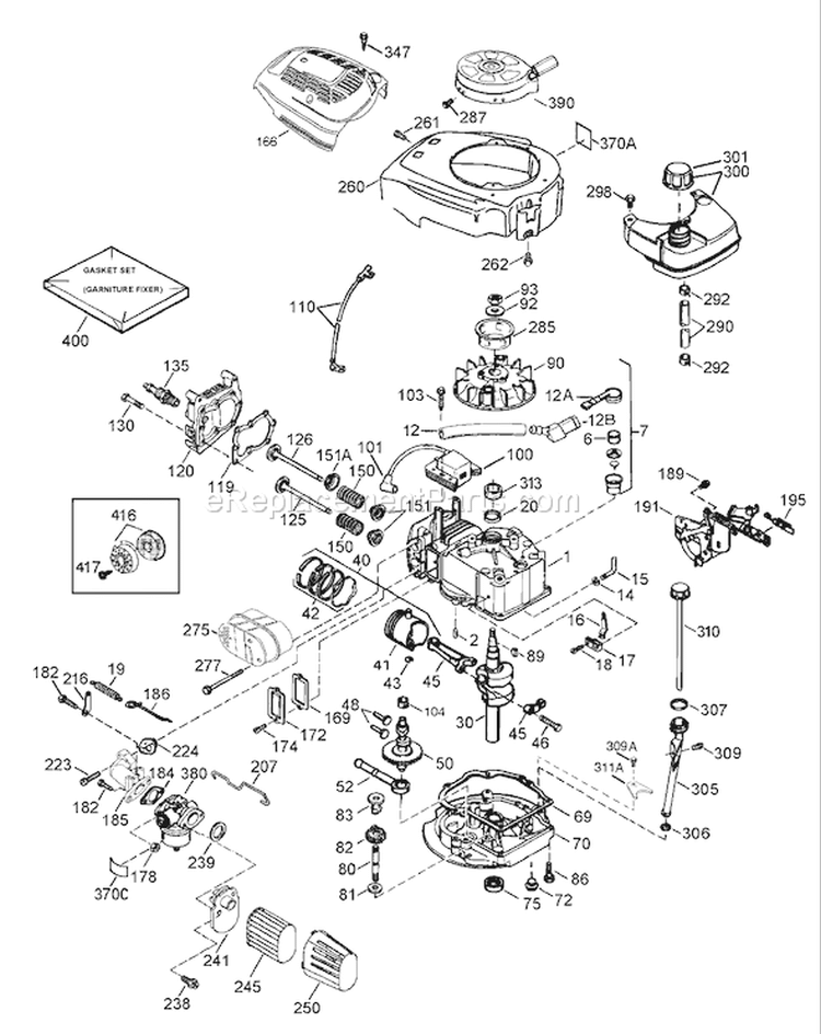 Page G Diagram and Parts List for 20016 220000001-220300000 - 2002 Toro Lawn Mower