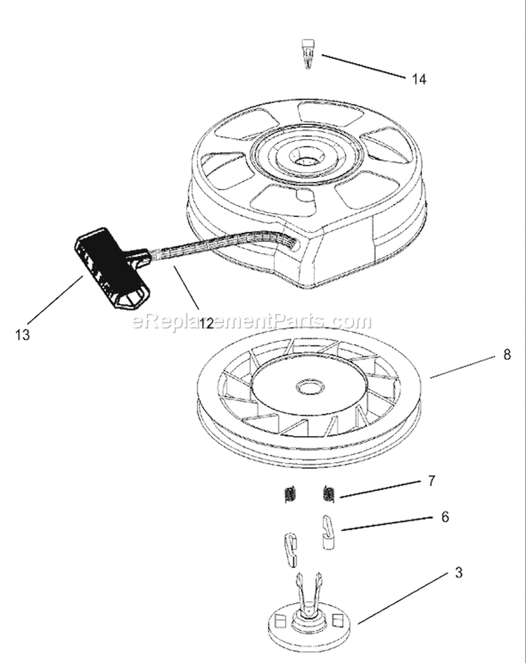 Page K Diagram and Parts List for 20016 230000001-230999999 - 2003 Toro Lawn Mower