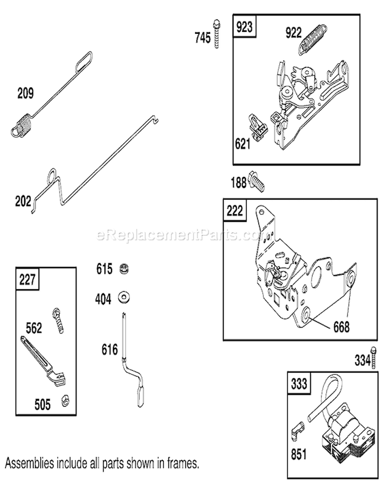 Page H Diagram and Parts List for 20020 210000001-210999999 - 2001 Toro Lawn Mower